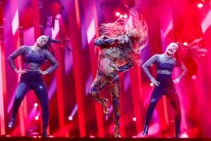 Cypriot entry Eleni Foureira sets Eurovision on fire