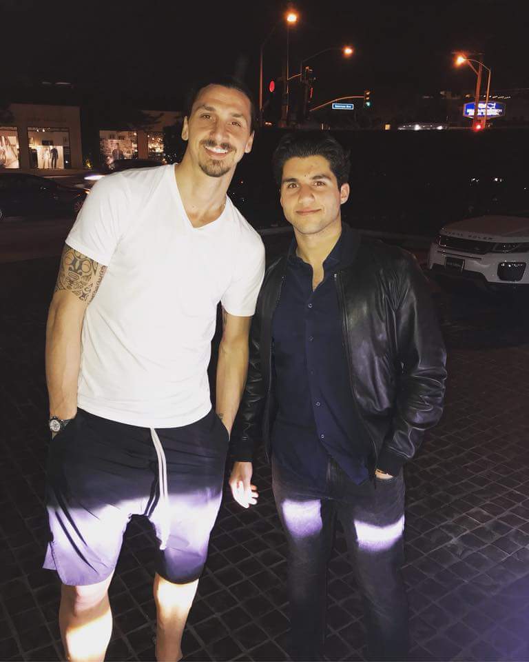 UK Cypriot Andreas Pishiri gets a surprise in Los Angeles