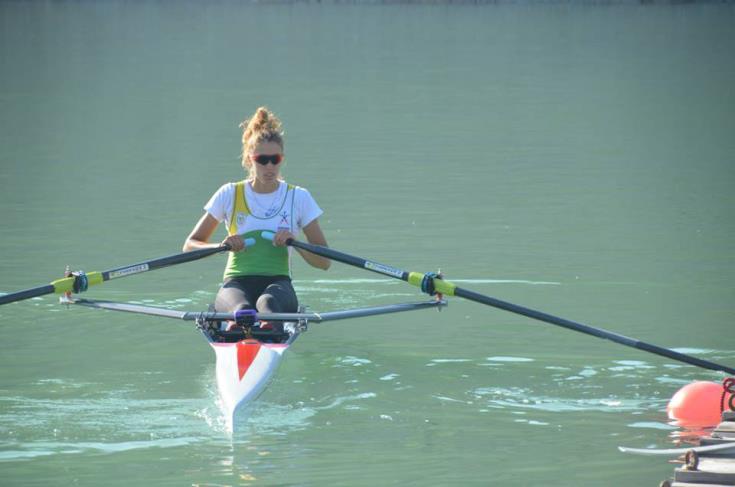 Cypriot champion Anna Ioannou breaks world record in indoor rowing