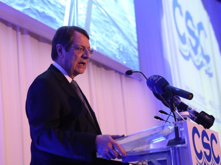 President pledges to continue working towards lifting the Turkish ban on Cypriot ships