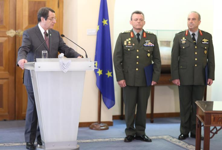National Guard has to secure peace and security as long as Turkey occupies Cypriot territory