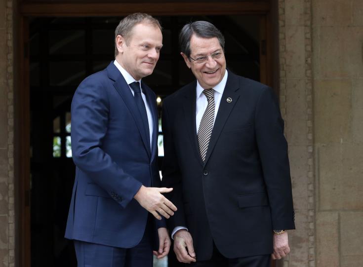 European Council President Tusk calls on Turkey to avoid threats against any EU member