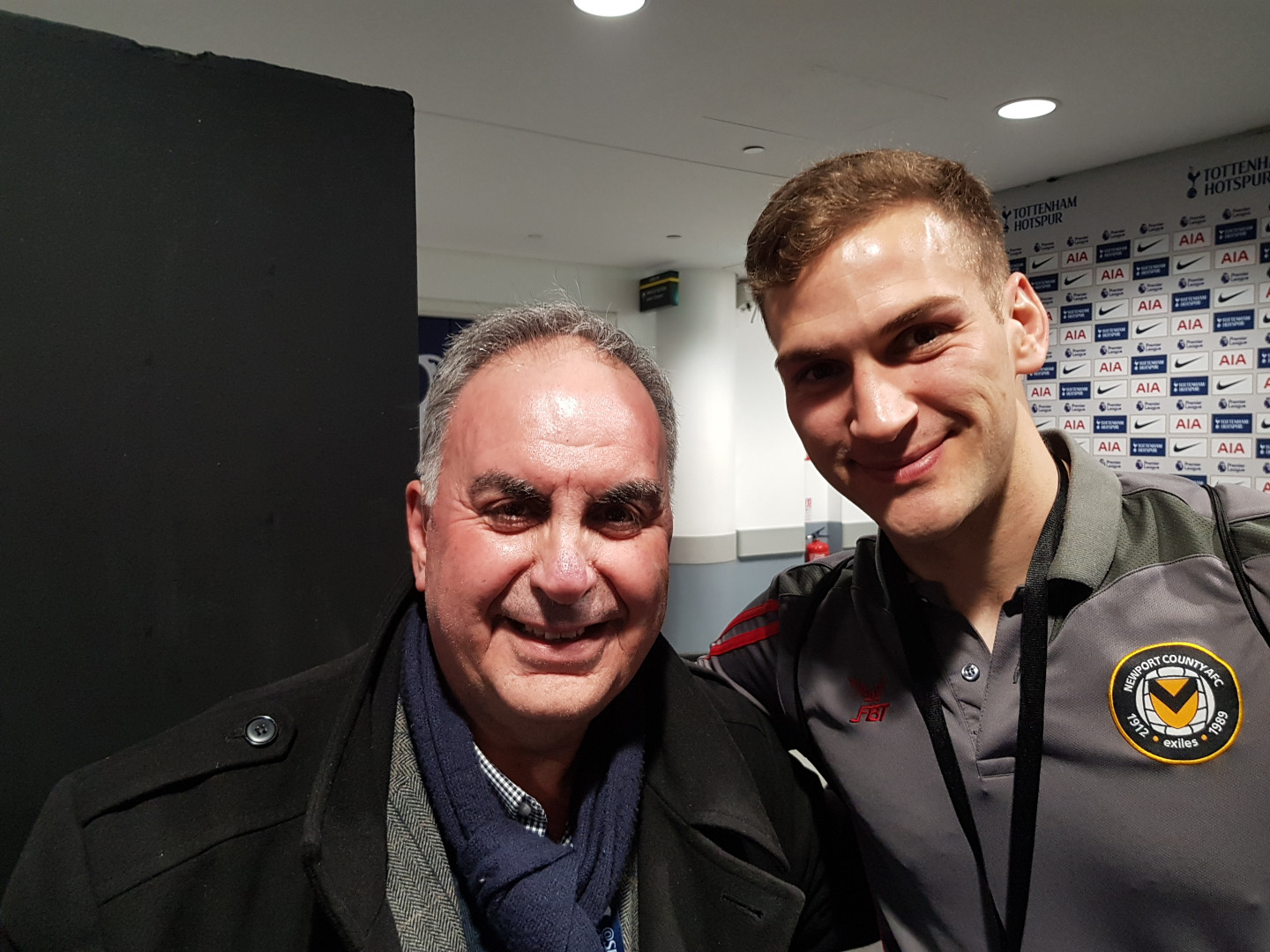 Listen to UK Cypriot Mickey Demetriou Newport FA Cup star versus Tottenham speaking to Parikiaki about wanting to play for Cyprus