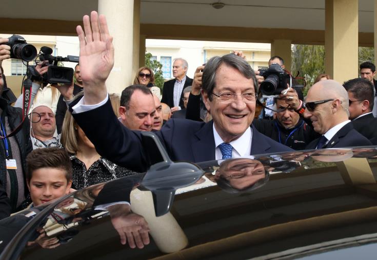 Nicos Anastasiades re-elected President of the Republic of Cyprus