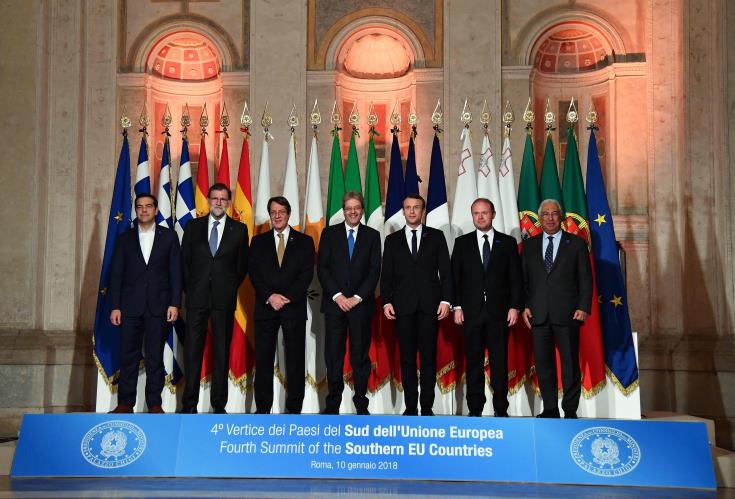 President briefs leaders of EU southern countries on Turkey’s illegal actions in Cyprus` EEZ