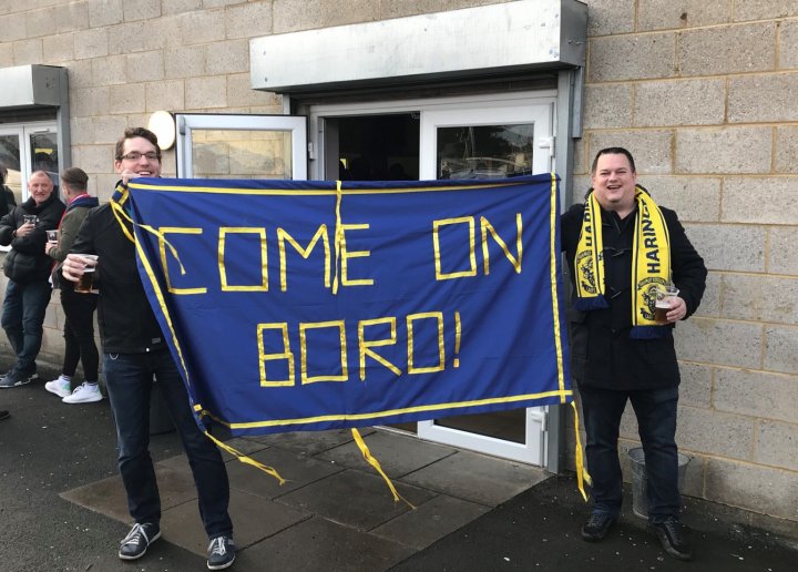 They came all the way from Netherlands to watch Haringey Borough