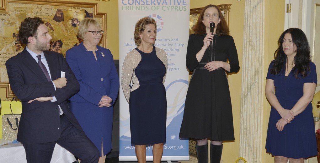 TheresaVilliers attends Conservative Friends of Cyprus event