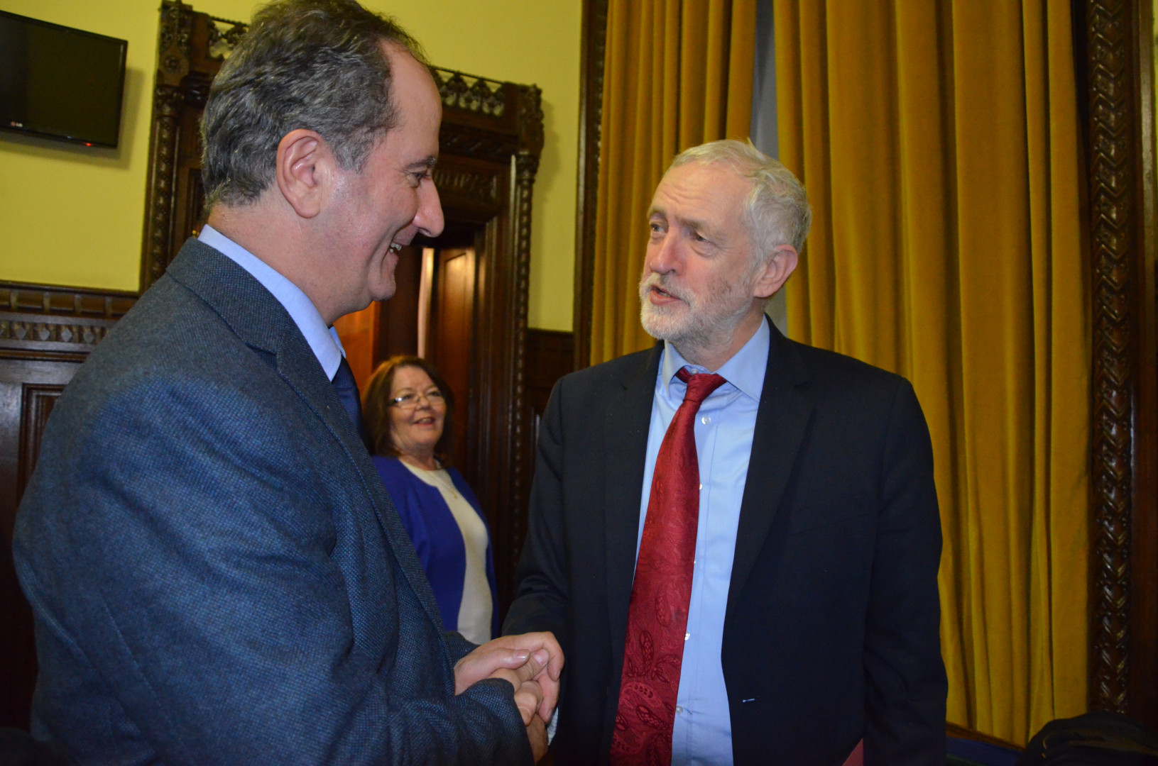 Corbyn and Malas express the importance of reviving Cyprus reunification talks