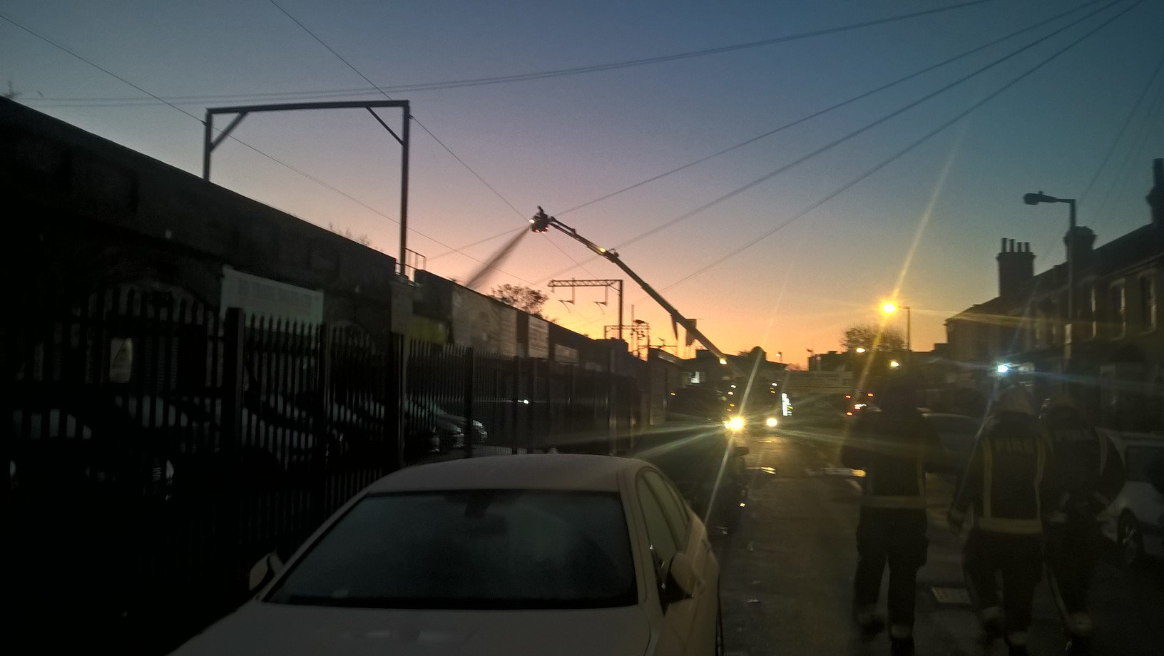 Walthamstow – car repair workshop fire