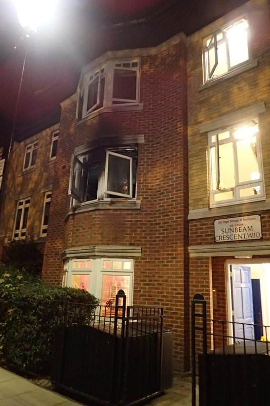 Heater warning after flat fire in North Kensington