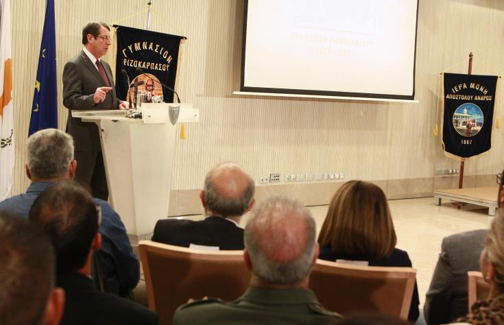 President Anastasiades pledges continued support to enclaved Greek Cypriots and Maronites