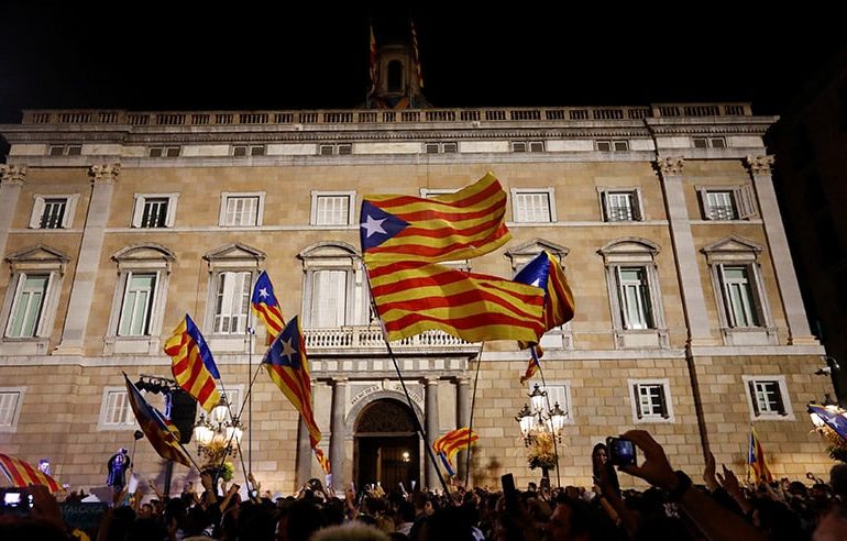 Spain sacks Catalan government after independence declaration