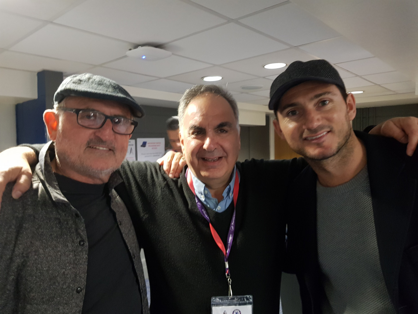 Our own Michael Yiakoumi meets football stars Frank Lampard father and son