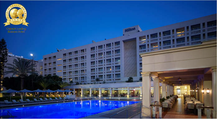 Hilton Cyprus Recognised as Cyprus’s Leading Business Hotel at 2017 World Travel Awards in Europe