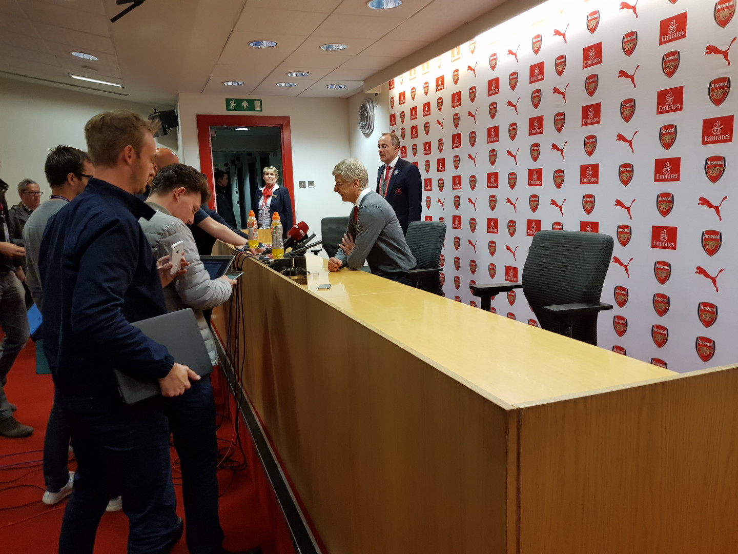 Listen to what Arsene Wenger and Chris Hughton the Arsenal and Brighton managers have to say