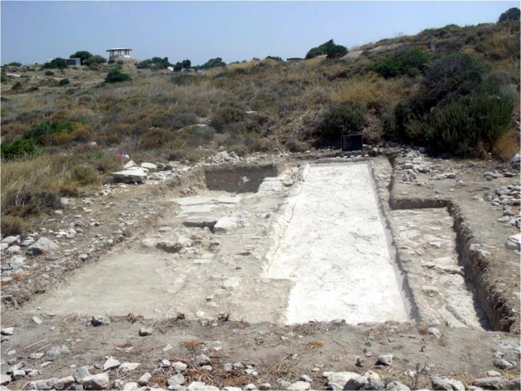 Protest against excavations taking place in the Turkish occupied areas of Cyprus