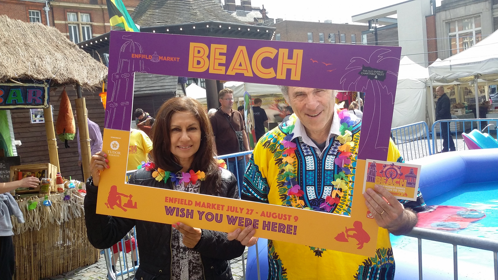 The beach is back in Enfield Town