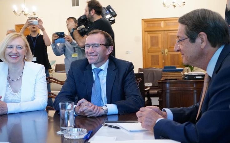 Eide says UN remain committed in supporting Cyprus process on existing parameters