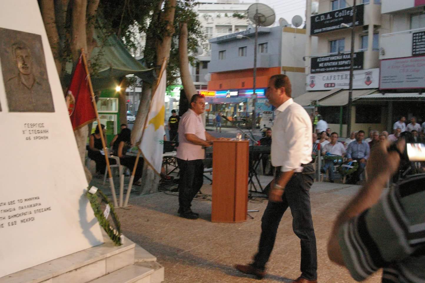 Monument to the Four Heroes of the Democratic Resistance, ALKI Square, Larnaka, Cyprus