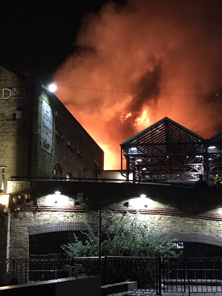 Camden Lock Market fire