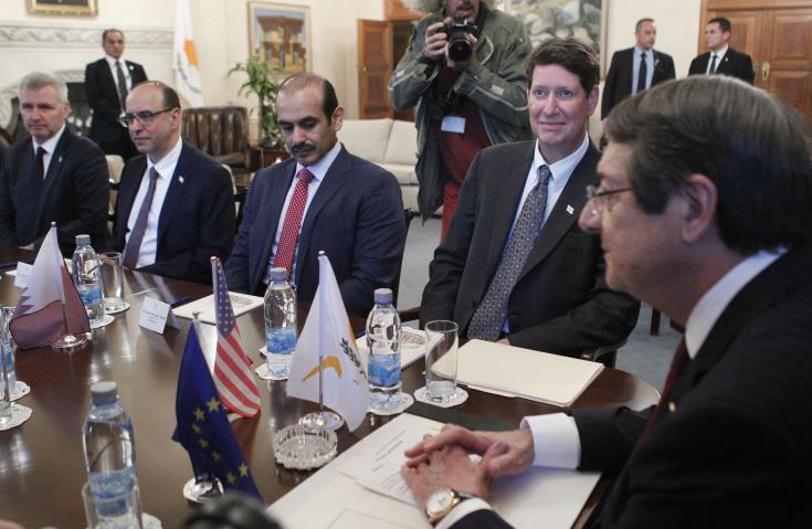Anastasiades and Woods discuss ExxonMobil’s exploration programme in Cyprus EEZ
