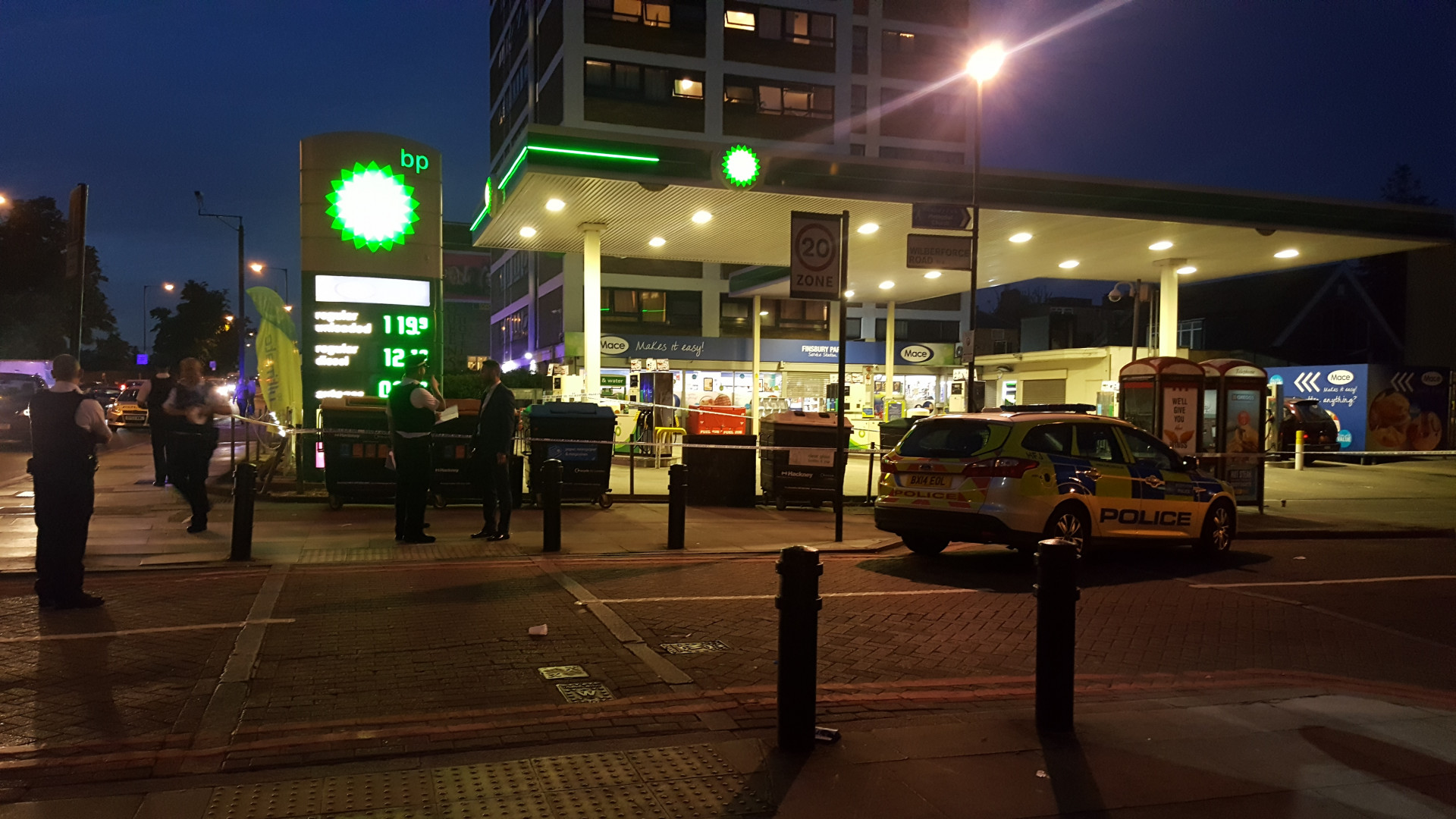 Stabbing in Finsbury Park