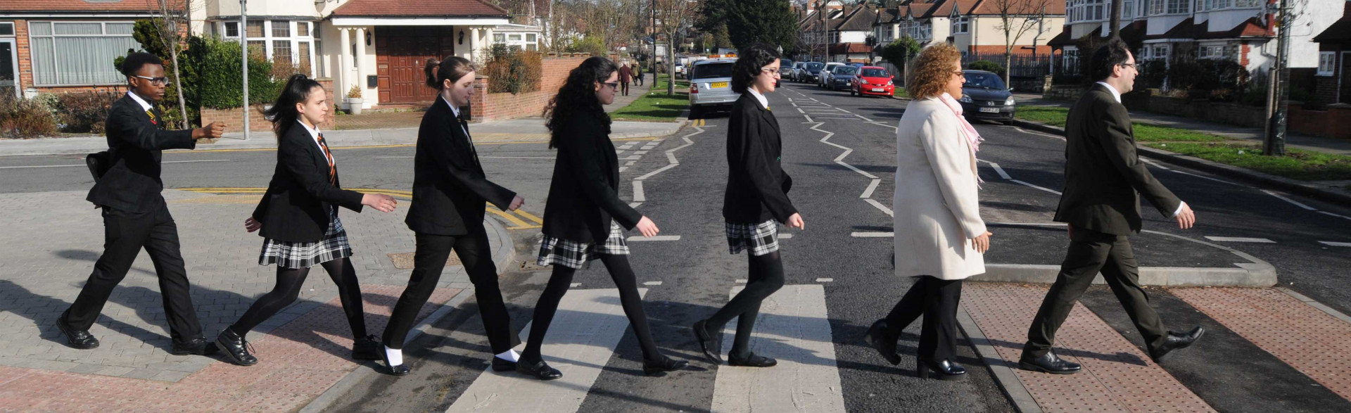 Enfield School earns its stripes with new zebra crossing