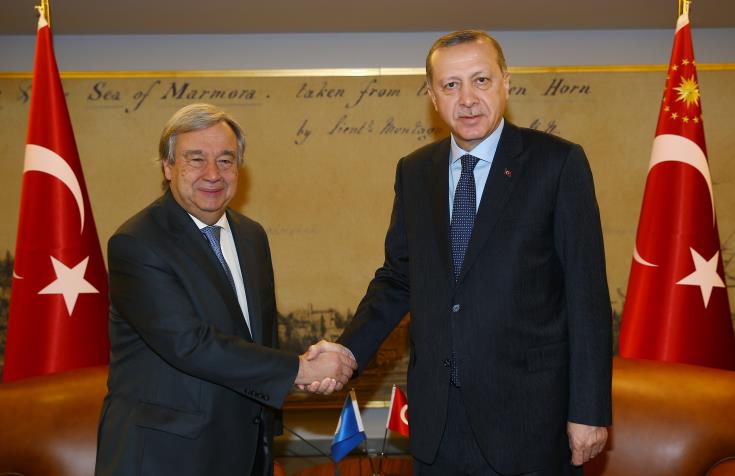 Cyprus problem among issues discussed between UNSG -Turkish President