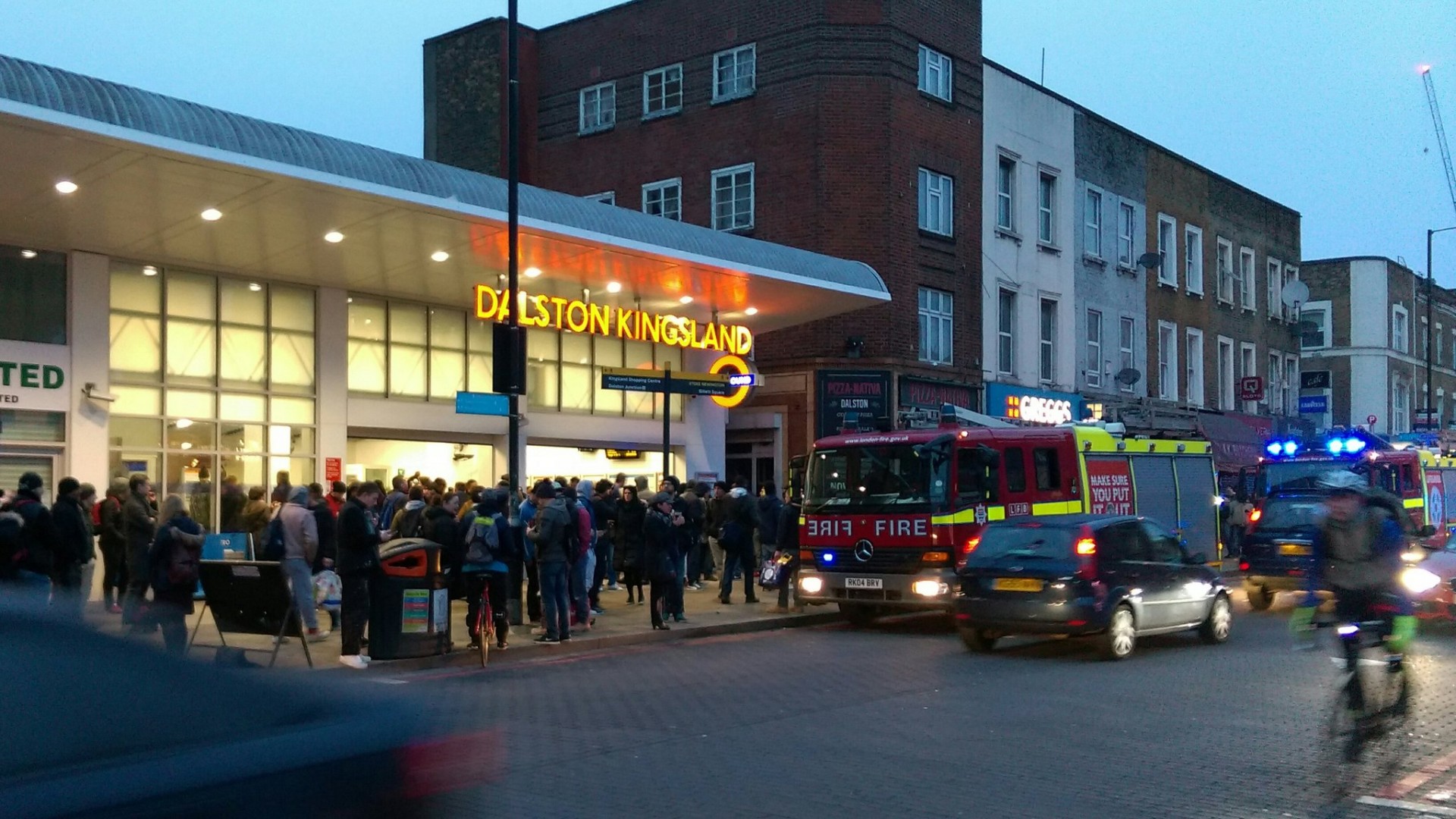 Mayhem and panic as passengers escape London train filled with smoke