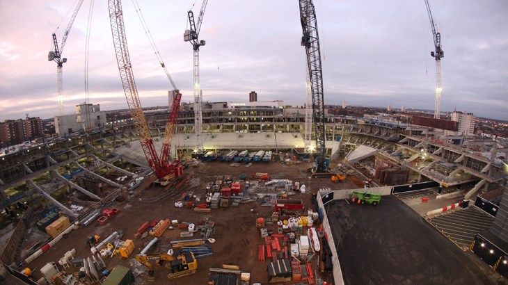 See the Tottenham new stadium like never before