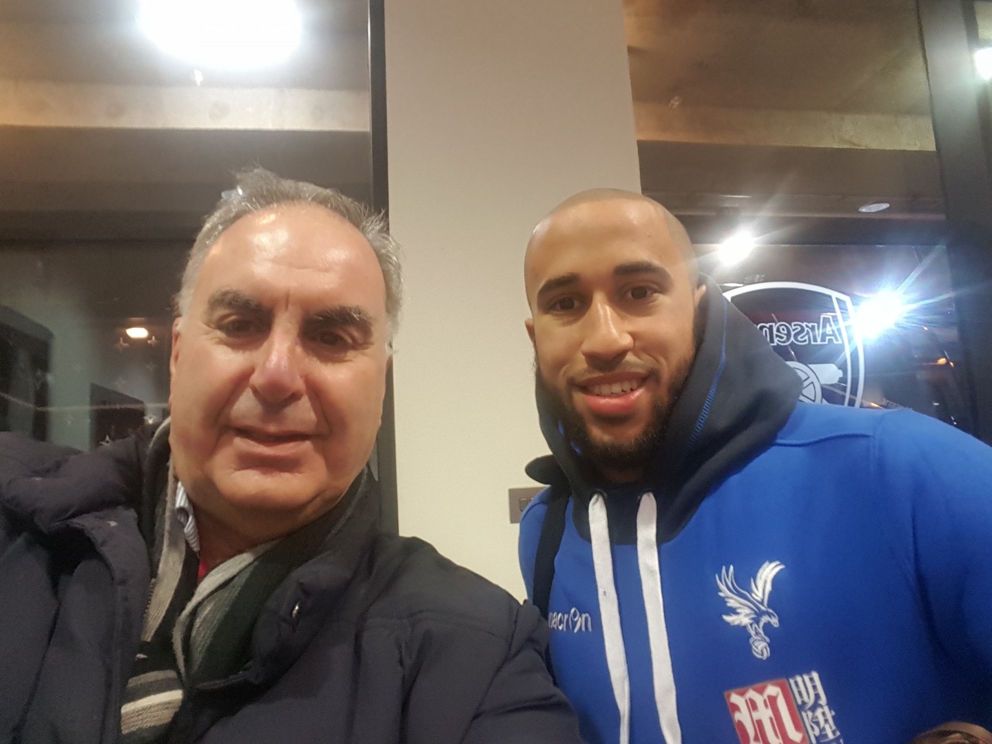 Andros Townsend Crystal Palace and England football star wishes us all a happy new year