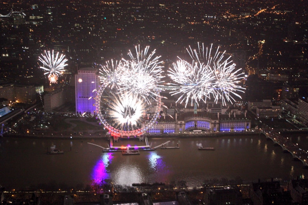 London sees in 2017 in spectacular fashion