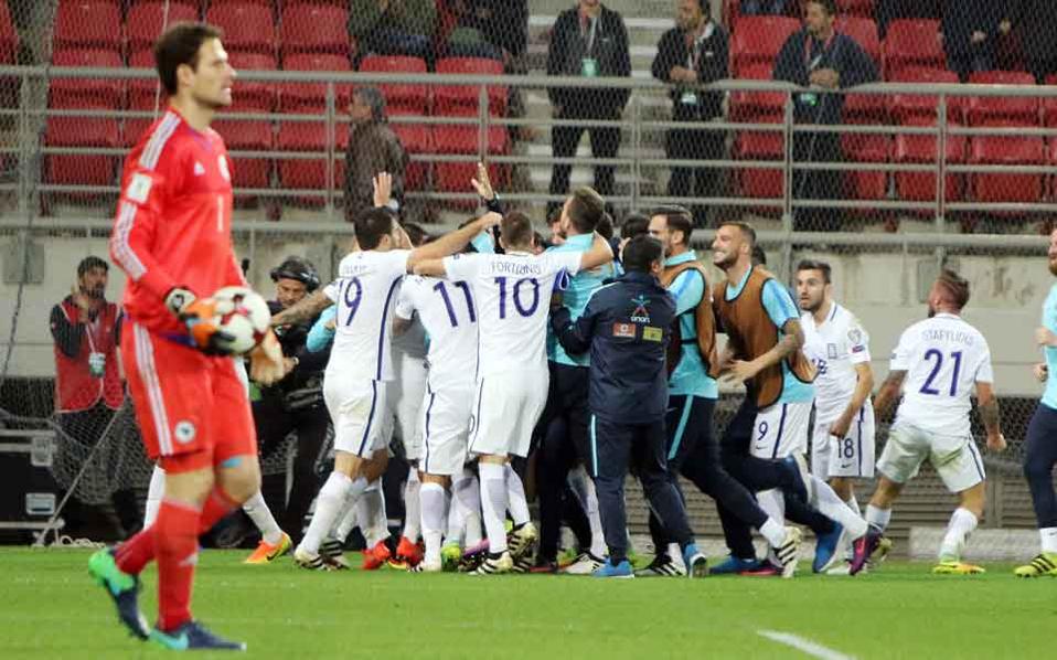 Greece snatches late equalizer with Bosnia