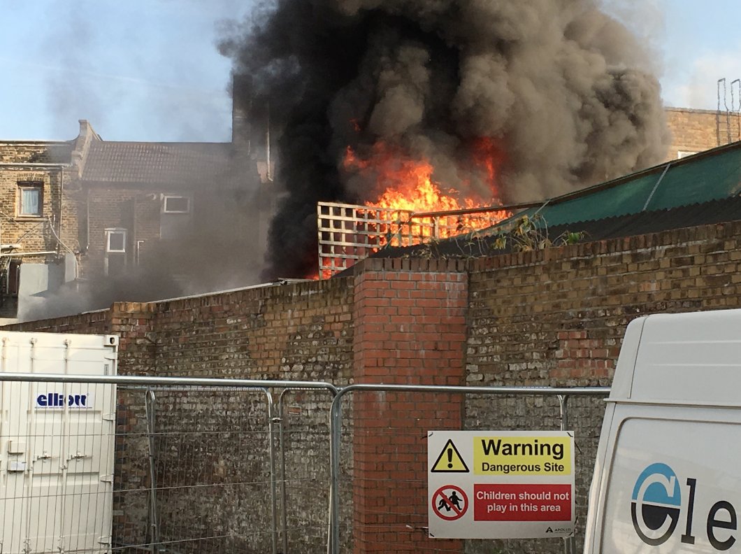 Kentish Town – fire in a sauna