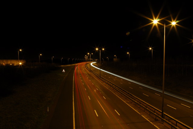 M1 closed Northbound between junction 1 and 5