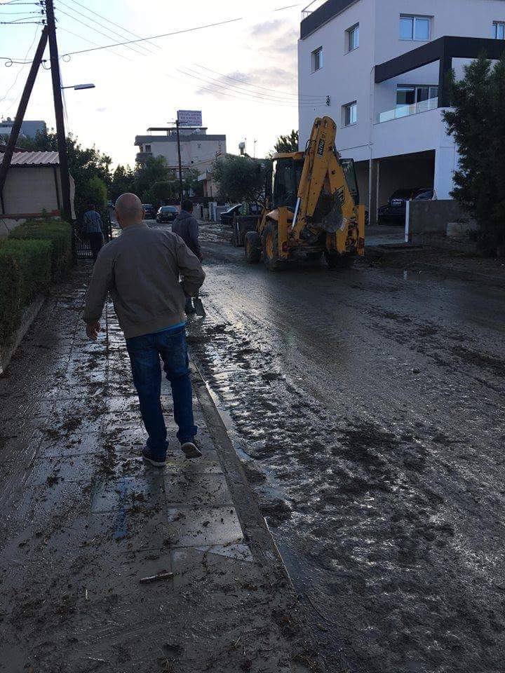 Heavy rain floods Larnaca