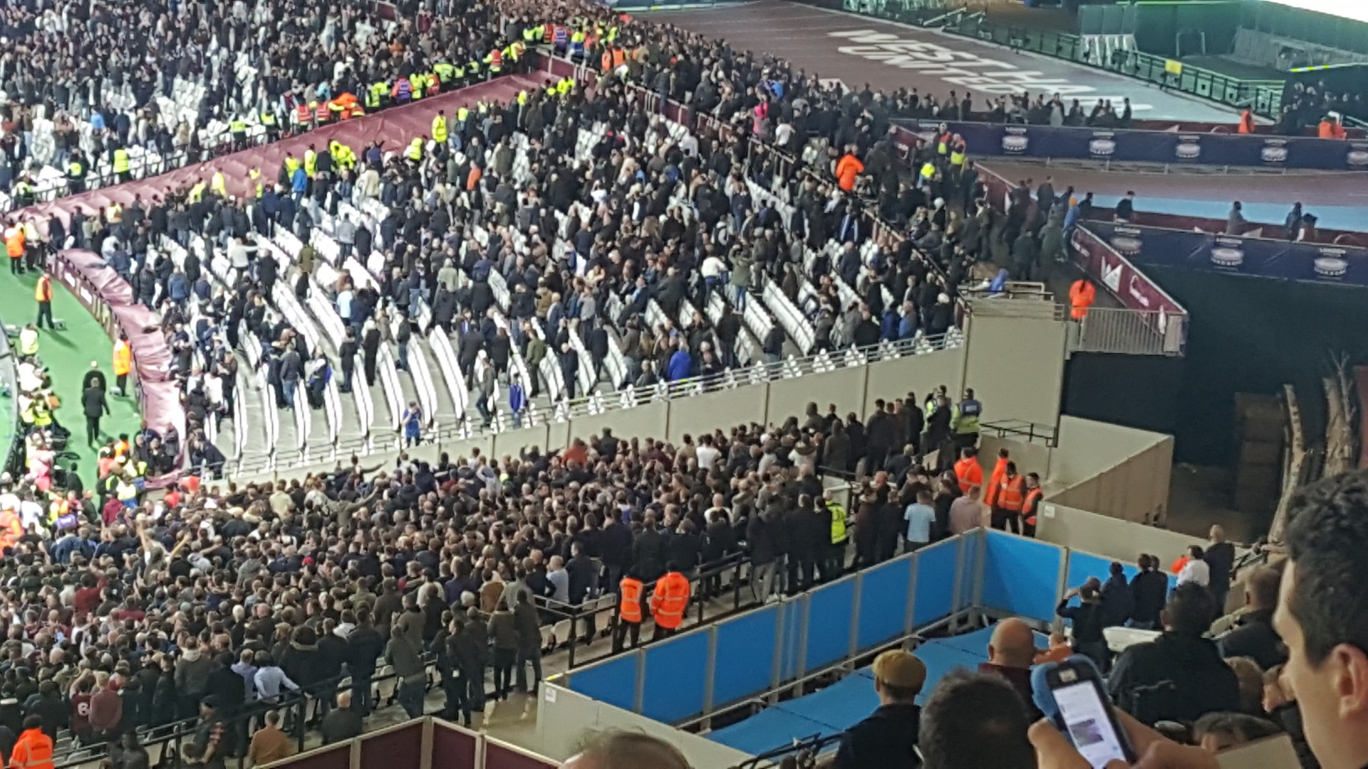 Arrests at West Ham v Chelsea match