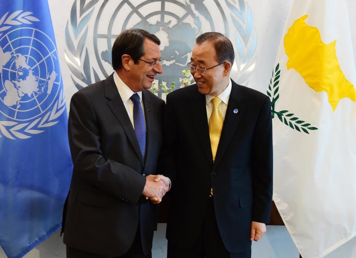Cypriot President – UNSG discuss state of play of Cyprus talks