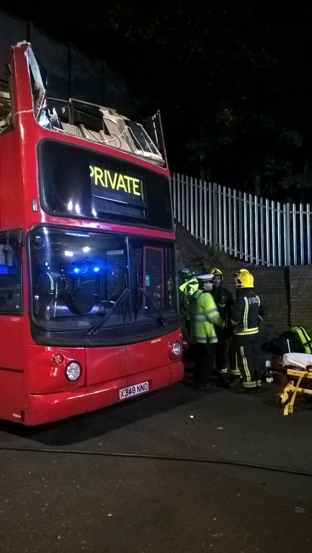 Tottenham – bus collision
