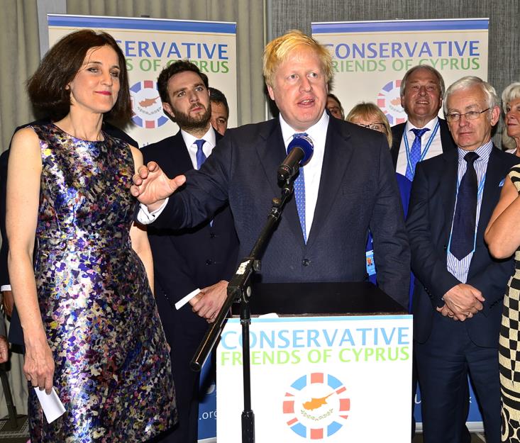 Boris Johnson expresses optimism over the “bright hope” for a reunited Cyprus