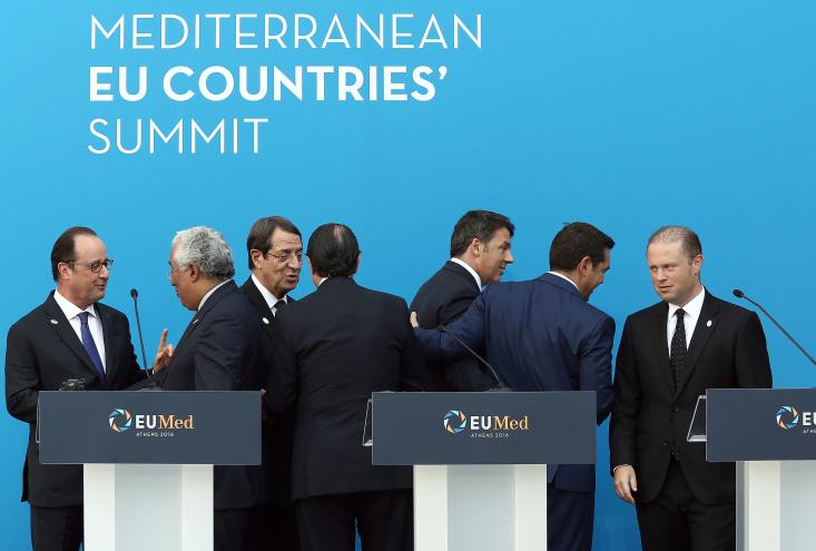 EU-Med Summit leaders support Cyprus solution without guarantees