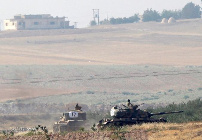 Turkish tanks, special forces launch first major push into Syria to battle IS