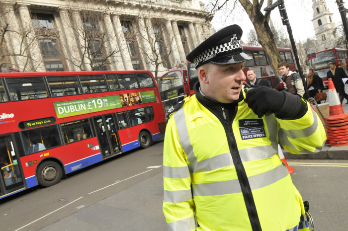 ​Metropolitan Police officers working hard to keep London safe this bank holiday weekend