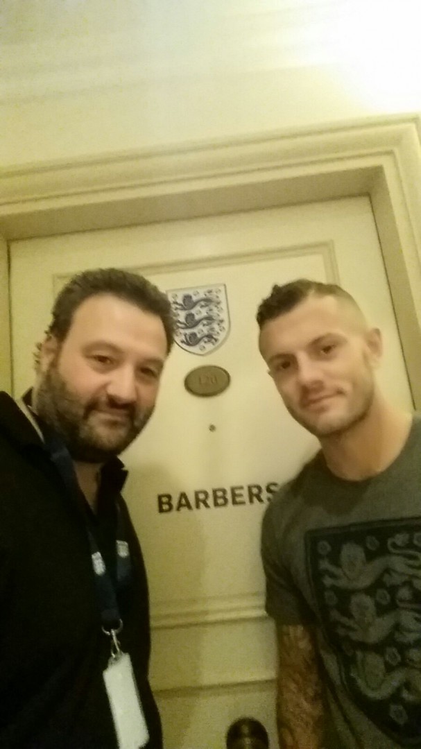 UK Cypriot barber for the England squad in the Euros