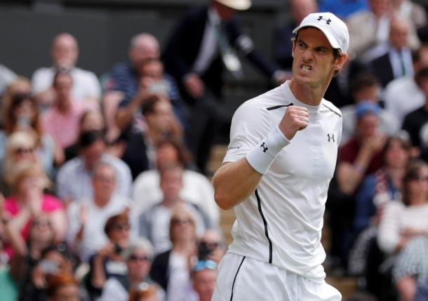 Andy Murray quick off the mark