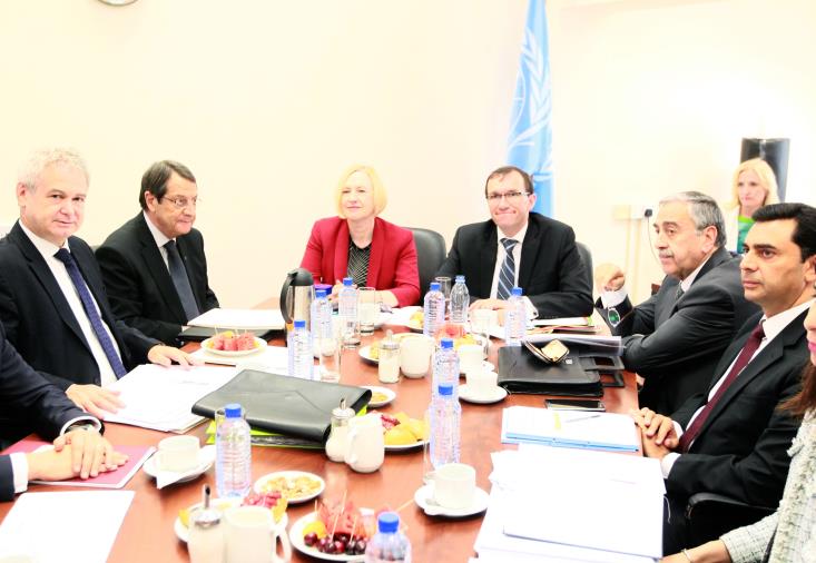 Negotiators continue their work on the Cyprus reunification process