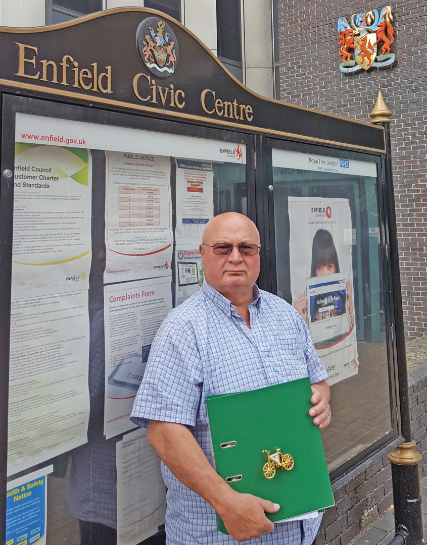 Judicial review of A105 Cycle Enfield scheme