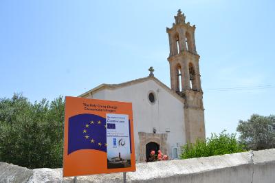 Αρχισαν οι εργασίες συντήρησης της εκκλησίας του Τιμίου Σταυρού στην κατεχόμενη Καρπασία.