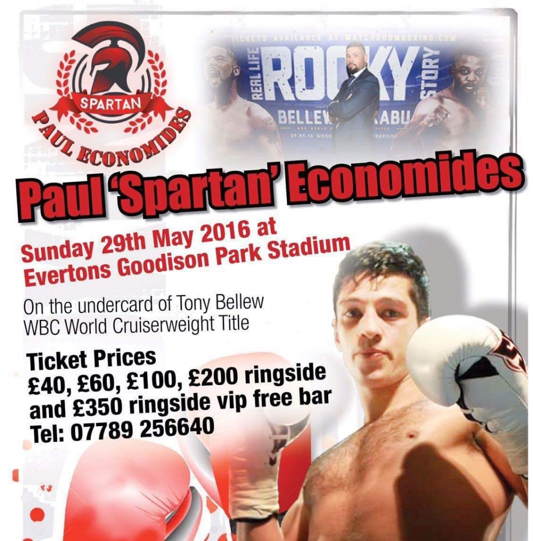 Paul Economides to box at Goodison Park