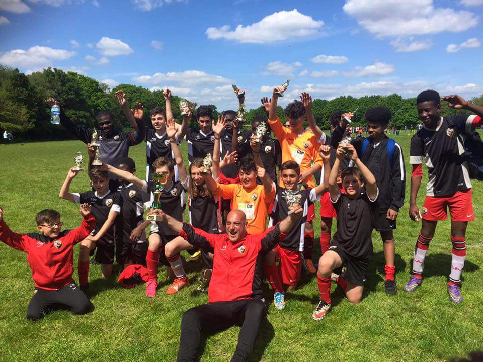 TFA Totteridge FC are U14 Harrow youth League Trophy Champions